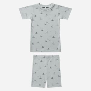 Rylee + Cru Pajama Set, Sailboats, Size 18-24 months